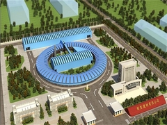 Ziegelstein-Fabrik-Arbeitsvideo