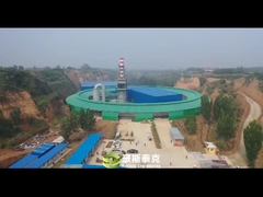 Beförderbare Dreh- und Brennmaschine für Ziegel